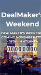 Mobile Screenshot of dealmakersweekend.com